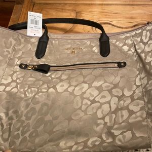 Nilon truffle cheetah print tote bag